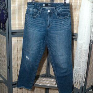 Kut from the Kloth Raw Hem Straight Leg Jeans